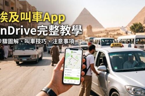 埃及叫車 App inDrive 介面截圖、雙向出價步驟與 Premium 車型選擇指南